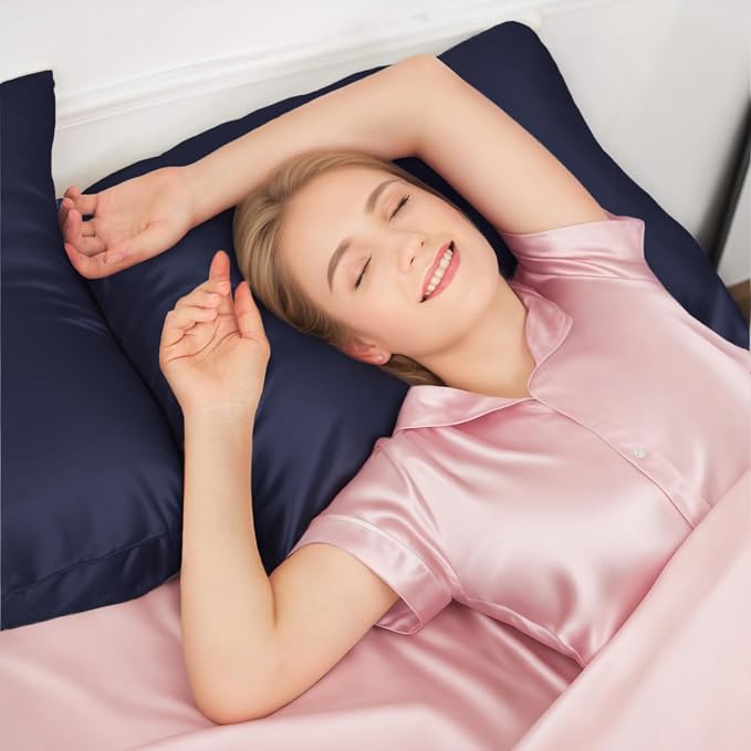 INSSL Silk Pillowcase for Women, Mulberry Silk Pillowcase for Hair and Skin and - Image 3