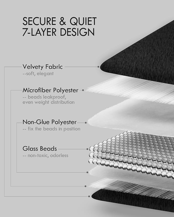 Kaisa Weighted Blanket for Adults, Soft Weighted Lap Blanket Machine Washable - Image 6