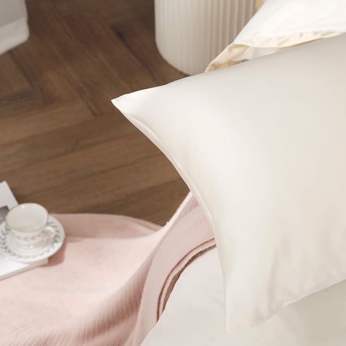 100% Silk Pillow Cases 2 Pack, Mulberry Silk Pillowcase - Image 4