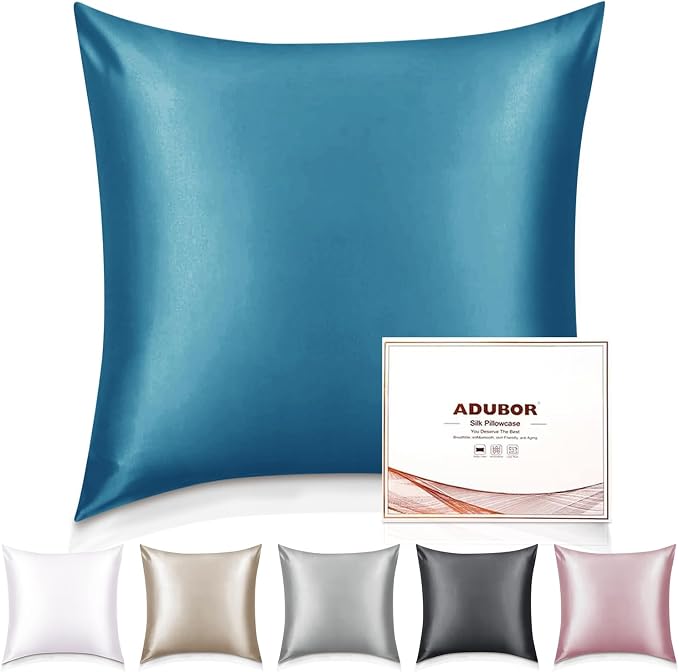 Adubor Silk Pillowcase, 31.5 x 31.5 inches, by Adubor