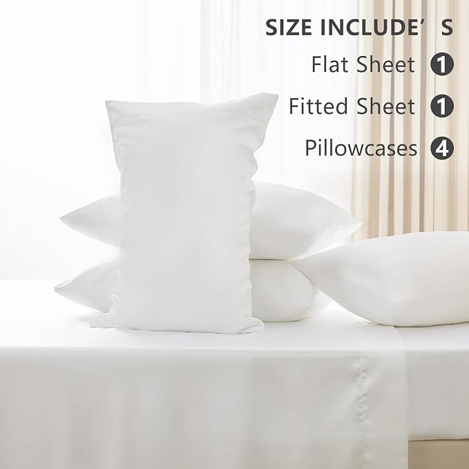 CozyLux Satin Sheets Full Size Sheets - Image 6