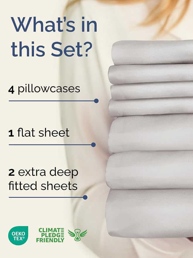 Extra Deep Split King Sheet Set - Image 2