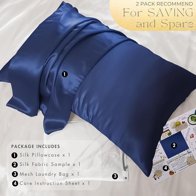 PROMEED 100% Mulberry Silk Pillowcase - Image 6