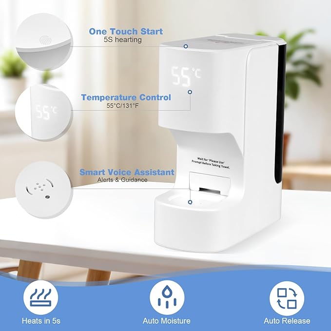 Hot Towel Dispenser, Mini Hot Towel Warmer - Image 2