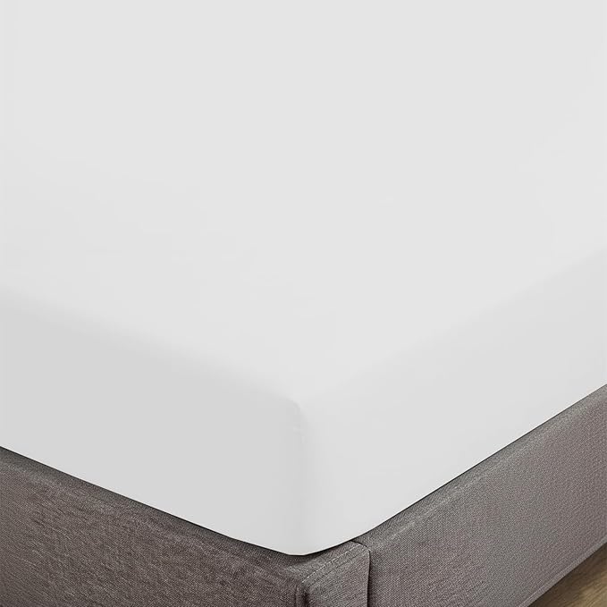 Feather & Stitch Fitted Bottom Sheet Only Full Size 500 TC-1 Piece 100% Cotton by FEATHERSTITCHNEWYORK