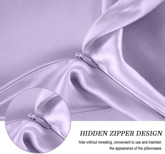 Jocoku 100% Mulberry Silk Pillowcases Set of 2 - Image 3