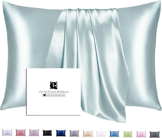 Silk Pillowcase King Size for Hair and Skin by Ravmix