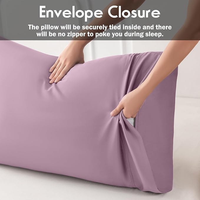 Pillowcases Standard Size 2 Pack, Cooling Viscose Pillow Cases - Image 4