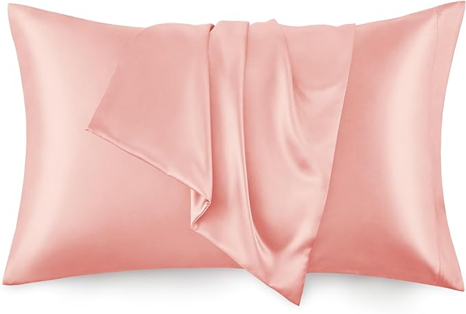 Love's cabin Satin Pillowcase Set of 2 Queen Size 20x30, Cooling Pillow Covers by Lovescabin