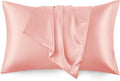 Love's cabin Satin Pillowcase Set of 2 Standard Size 20x26, Cooling Pillow by Lovescabin