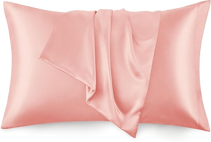 Love's cabin Satin Pillowcase Set of 2 King Size 20x36, Cooling Pillow Covers by Lovescabin