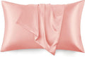 Love's cabin Satin Pillowcase Set of 2 King Size 20x36, Cooling Pillow Covers by Lovescabin