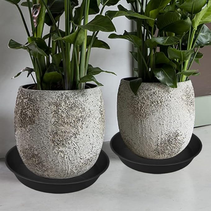 2 Pack of 25 26 inch Plant Saucer Round, 4.2" Depth Tray, Large Plant Saucers - Image 6