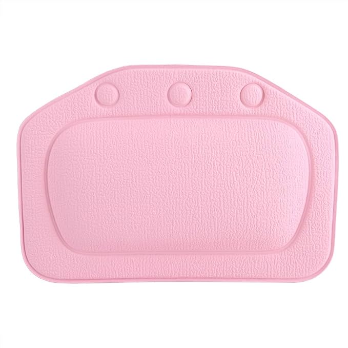 Bath Pillow, Bathtub Head Neck Support, Soft Foam Padded Spa Tub Headrest Back by Haofy