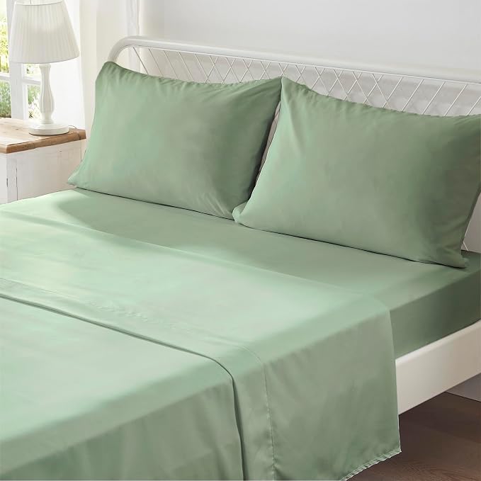 Zzlpp Queen Comforter Set 7 pieces, Sage Green Tufted Bed in a Bag - Image 8