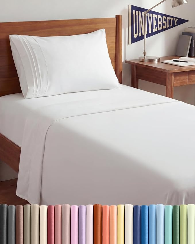 Twin XL Size 3 Piece Sheet Set by CGKUnlimited