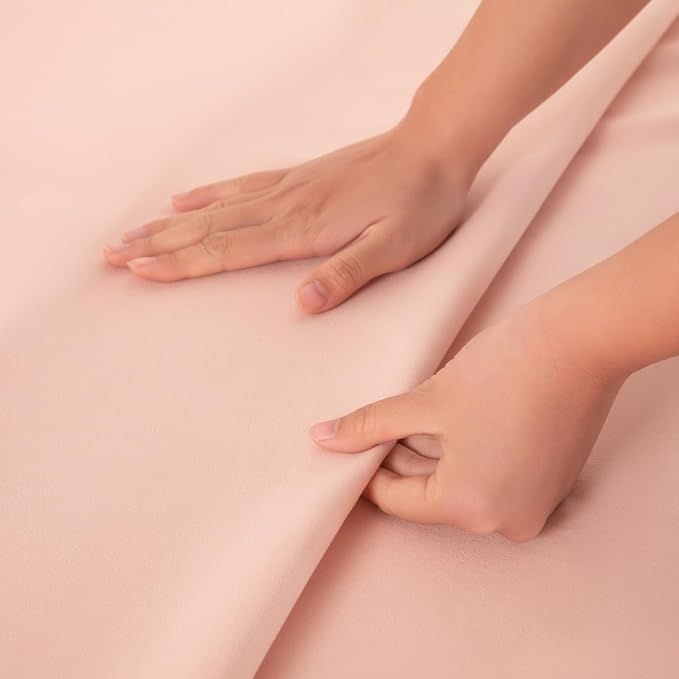 Full Flat Sheet Only， 80x96Inch Lotus Pink - Image 5