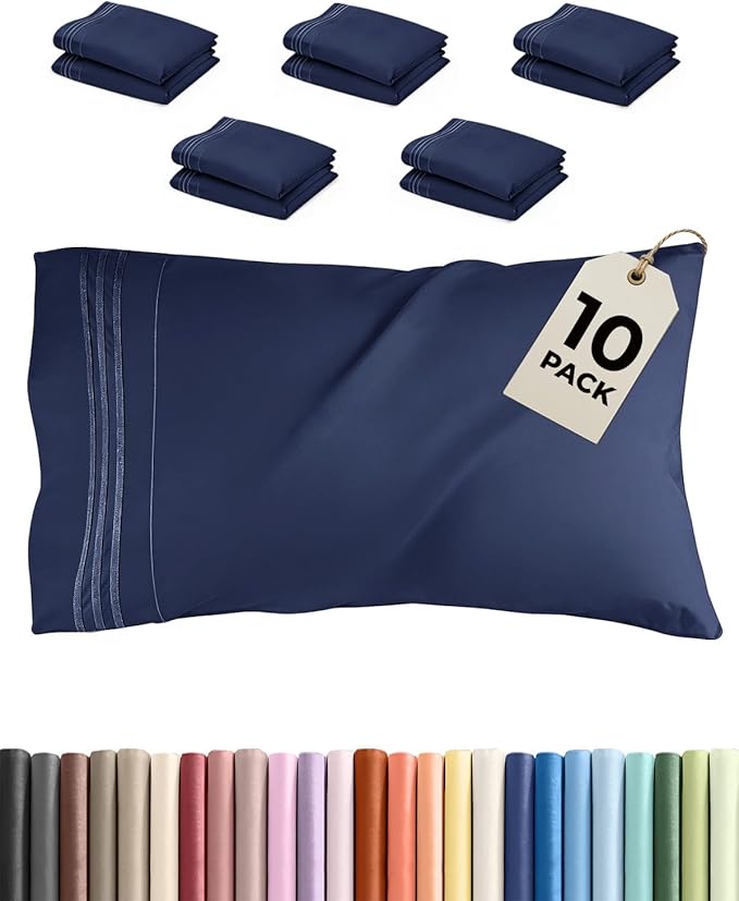 King Pillow Cases Set of 10 by CGKUnlimited