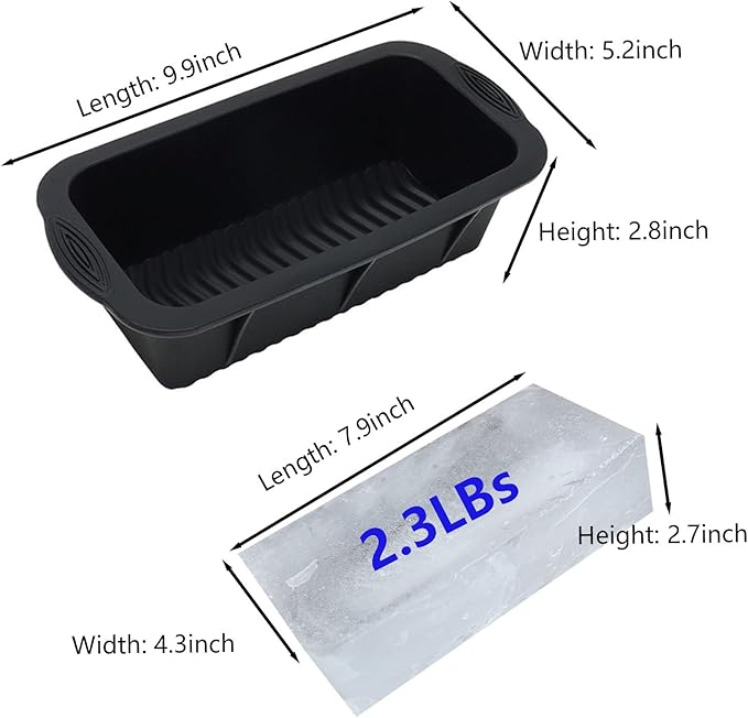 5Pcs Extra Large Ice Block Mold, Silicone Ice Block Molds - Image 2