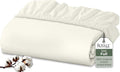 Royale Linens 100% Organic Cotton Fitted Sheet by ROYALELINENS