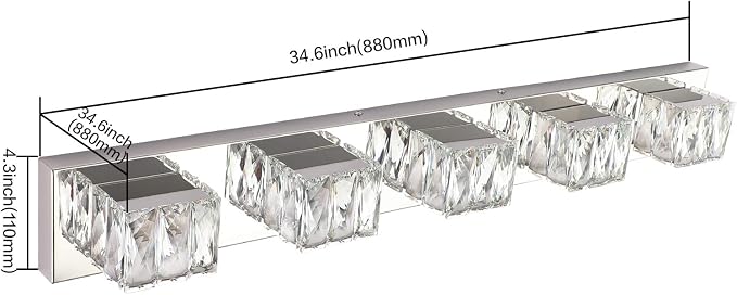 ZUZITO 5 Lights Bathroom Vanity Light - Image 5