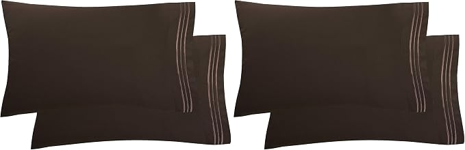 Elegant Comfort Luxury Ultra-Soft 2-Piece Pillowcase Set 1500 Thread Count by ELEGANTCOMFORT