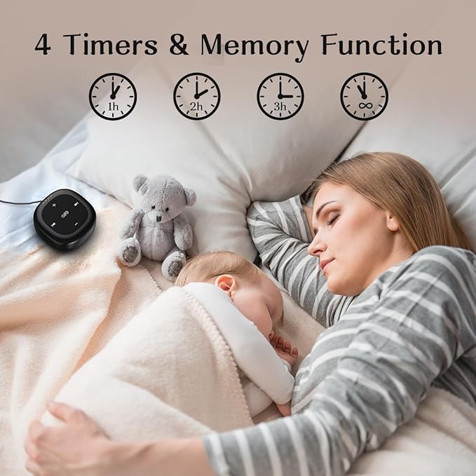 White Noise Sound Machine with 30 Soothing Sounds 36 Adjustable Volume Brown - Image 3