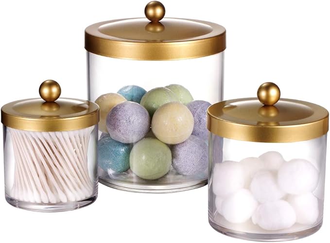 SheeChung 3-Pack Plastic Apothecary Jars by SheeChung