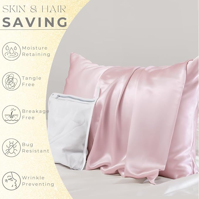 PROMEED 23 Momme Silk Pillowcase 2 Pack - Image 3