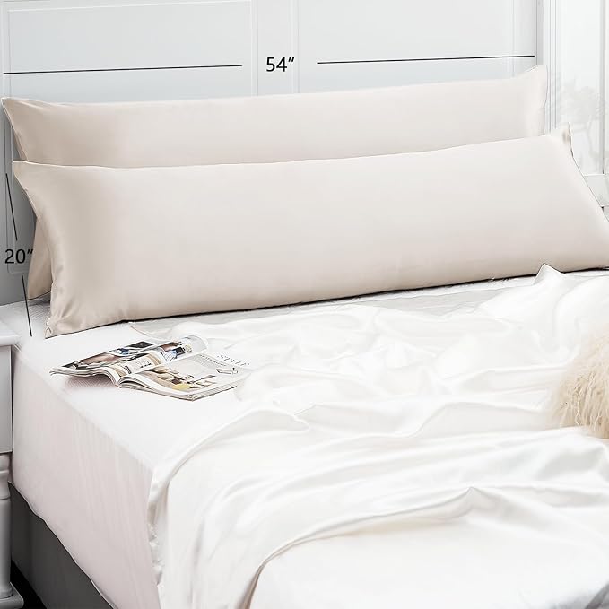 Satin Body Pillow Pillowcase 1pc, Silky Body Pillow Cover Similar to Silk - Image 4