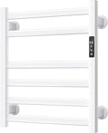 Electric Towel Warmer Wall Mounted, 6 Bar Heated Towel Rack by Unknown