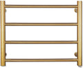 XBVV Gold Heated Towel Rack for Bathroom, Wall Mounted Bath Towel Warmer by XBVV