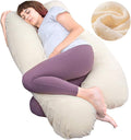 MOON PINE Pregnancy Pillow, U Shaped Full Body Pillow by MOONPINE