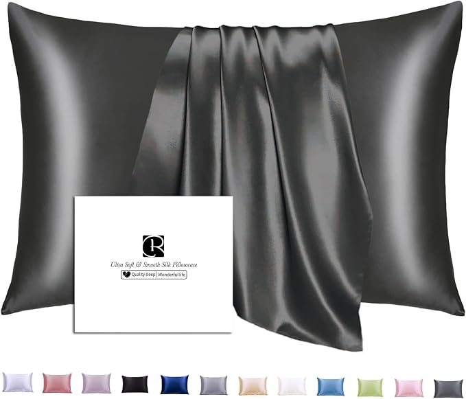 Ravmix Silk Pillow Cases with Zipper, 21momme Mulberry Silk Pillowcase - Image 7