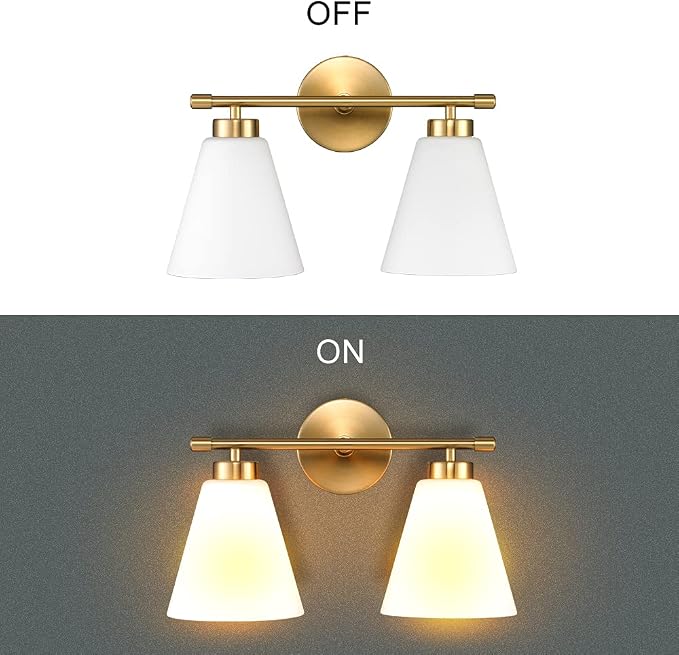 Hamilyeah Gold Bathroom Vanity Light Fixture - Image 5