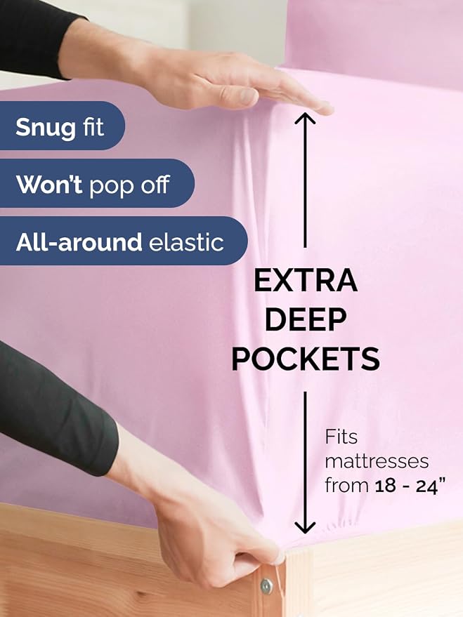 Extra Deep Cal King Fitted Sheet - Image 2