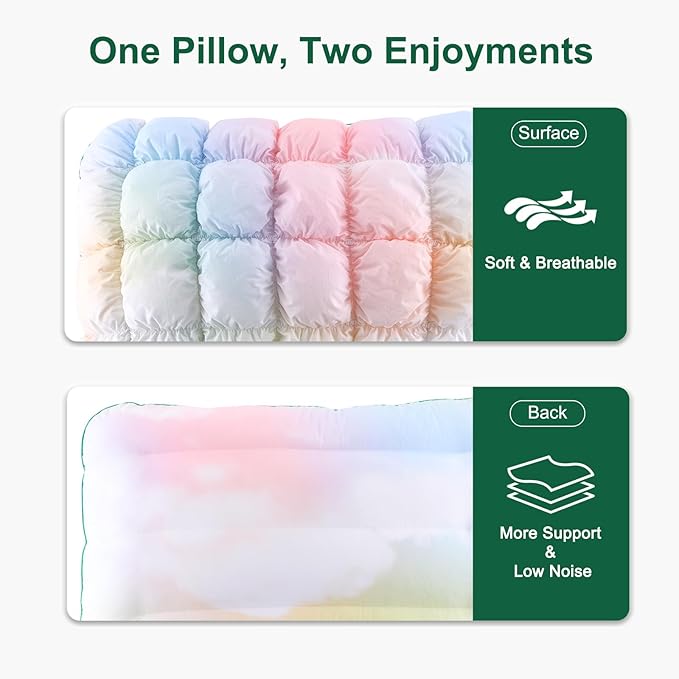 YOUR MOON Fluffy Support Bed Pillow Standard Size, Luxury Hotel Quality Bed - Image 5