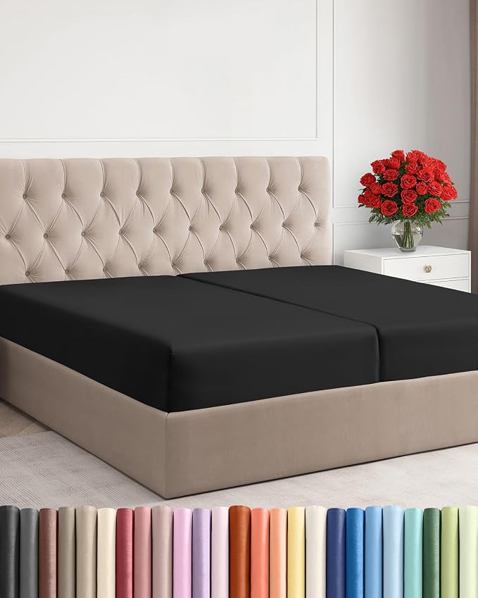 Split King Fitted Bed Sheet by CGKUnlimited