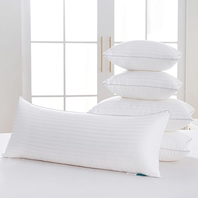 Oubonun 14 x 36 Throw Pillow Inserts, Firm and Fluffy Decorative Pillows - Image 7