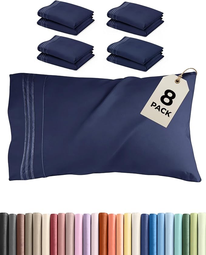 King Pillow Cases Set of 8 by CGKUnlimited