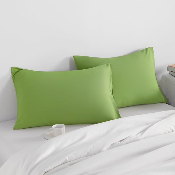 NTBAY Queen Pillow Cases Set of 2, 2 Pack Brushed Microfiber 20x30 Pillow Cases - Image 2