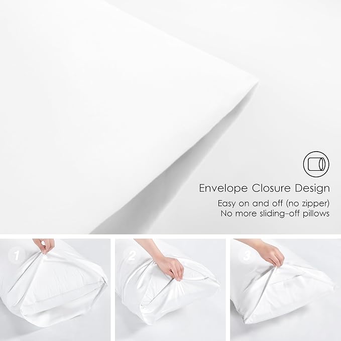 Love's cabin Queen Comforter Set White, 7 Pieces Queen Bed in a Bag, All Season - Image 6