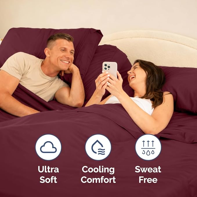 Flex Top Split Head King 4 Piece Sheet Set - Image 5