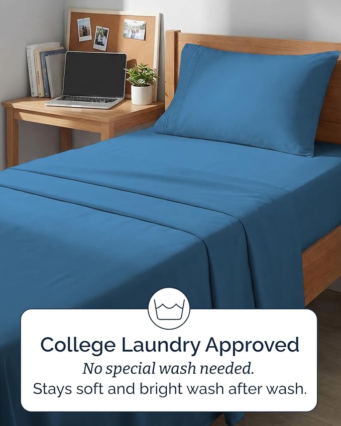 Twin XL Size 3 Piece Sheet Set - Image 6