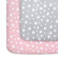 Pack and Play Sheets Girl, Mini Crib Sheets, Stretchy Pack n Play Playard by Moonsea