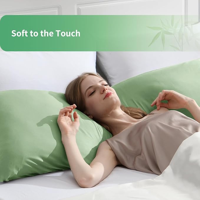 Body Pillowcase, Cooling Viscose from Bamboo Pillow Cover - Image 3