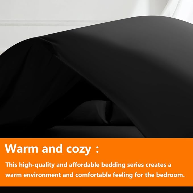 TAIMIT Black Full Size Comforter Set - Image 2