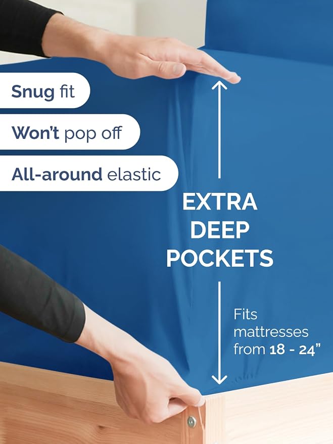 Extra Deep Queen Fitted Sheet - Image 2
