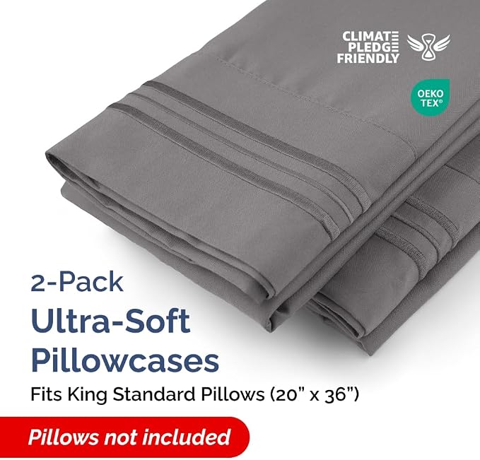 King Standard Pillow Cases Set of 2 - Image 2