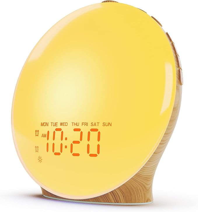 JALL Wake Up Light Sunrise Alarm Clock by JALL